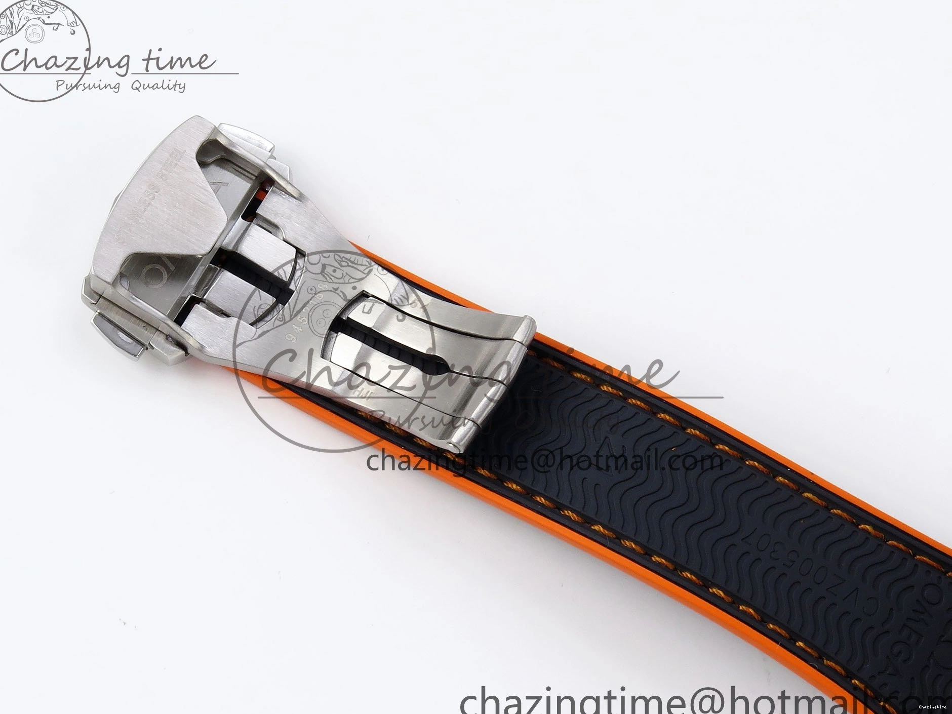 0415 Comfortable Planet Ocean 43.5mm SS VSF 1:1 Best Edition Black Orange Bezel Gray Dial on Nylon Strap A8900 Super Clone V 7730